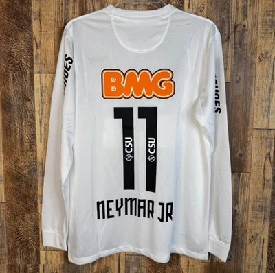 Camiseta de fútbol Santos 2012 local manga larga NEYMAR JR #11 Nike para hombre M Foto 1 de 4
