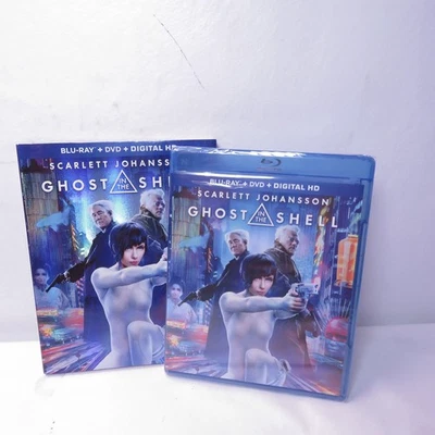 Ghost in the Shell (Blu-ray, DVD, 2017) ~ Scarlett Johansson ~  NEW - Image 1 of 3