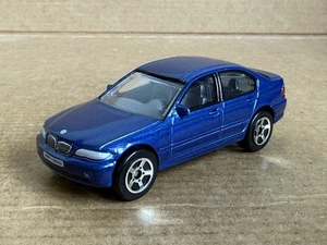 Realtoy BMW 3 Series, 1:59 Scale, Die Cast, Metallic Blue, Loose, Resto, Custom. - Picture 1 of 7