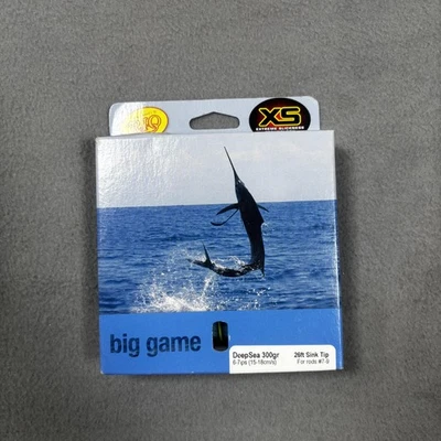 Varillas punta fregadero RIO Big Game Leviathan DeepSea Line 300 gr 26 ft 7-9 XS hechas en EE. UU. Foto 1 de 3