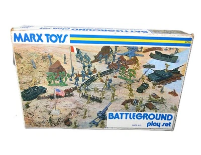 SOLO EN CAJA Juguetes Marx De Colección: Campo de Batalla Juego Caja #4756 Foto 1 de 4