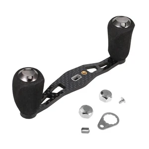 Brand New Fishing Reel Handle EVA Grip Black Carbon Fiber DIY Left Right - Picture 1 of 36