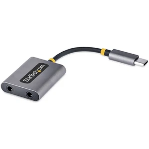 StarTech.com USB-C Headphone Splitter, USB Type C Dual Headset Adapter w/Mic Inp - Picture 1 of 8