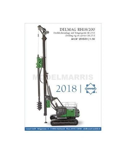CONRAD 2515/01 DELMAG RH 18/200 DRILLING RIG ON CARRIER SR 25 E - 1:50 - Immagine 1 di 1