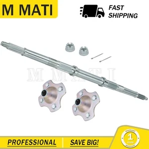 Rear Axle Shaft W/ Wheel Hub Nuts for Honda TRX300 Fourtrax 300 2X4 1992-2000 - Picture 1 of 16