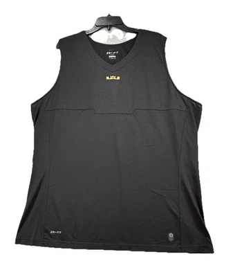 Мужская черная баскетбольная футболка Nike Lebron James Dri Fit размер 3XL - Изображение 1 из 4