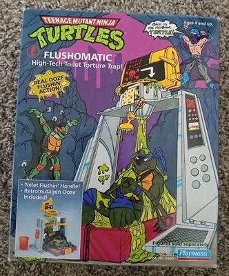 Tmnt Flushomatic Teenage Mutant Ninja Turtles Caja Original  Foto 1 de 4
