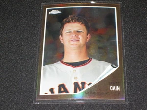 MATT CAIN GIANTS 2012 TOPPS #C176 PACK PULLED BASEBALL CARD # 183/562 REFRACTOR - Picture 1 of 2