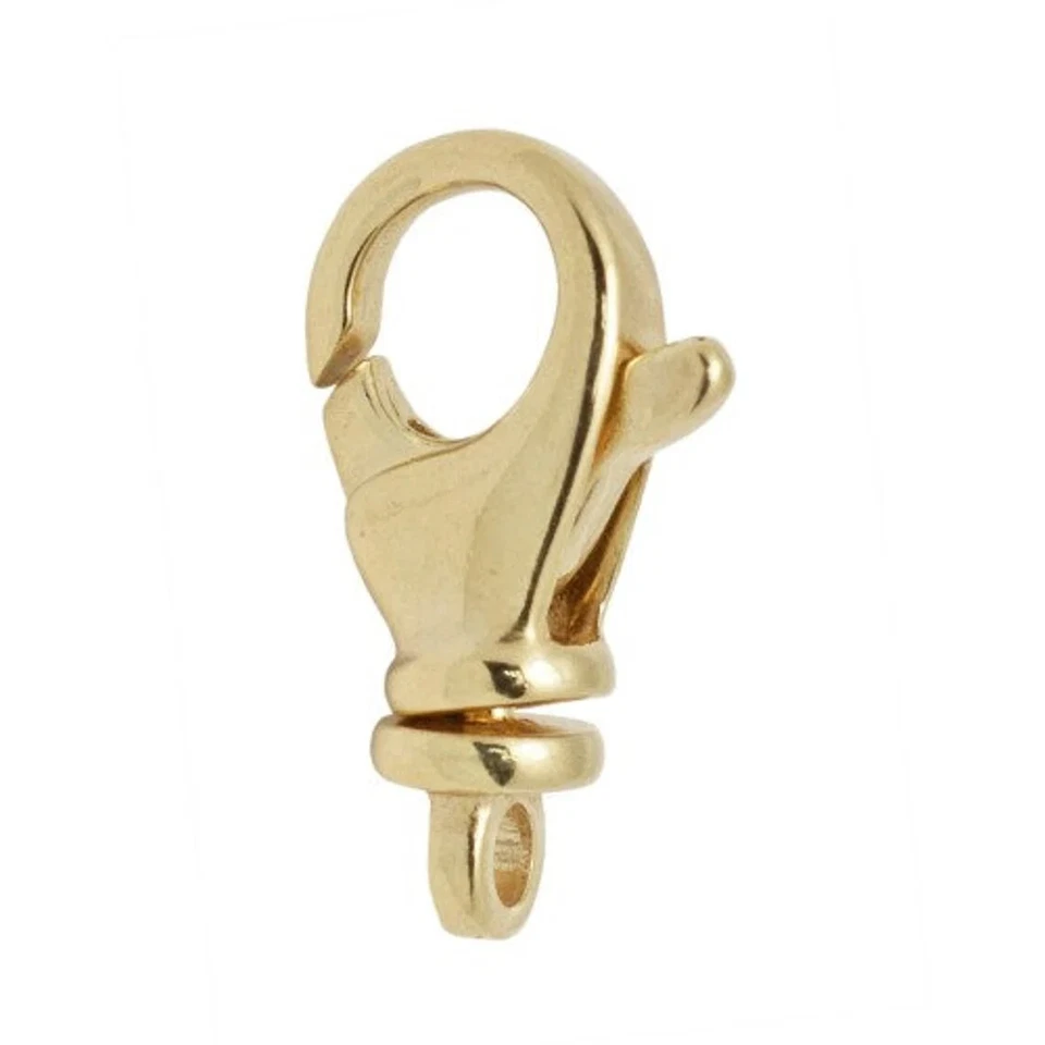 18K Yellow Gold Swivel Clasp For Necklace or Bracelet - Image 1 of 1