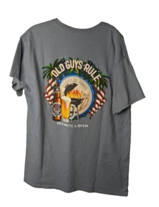 Old Guys Rule Large Kurzarm T-Shirt USA 4th Of July Independence Dad - Bild 1 von 5