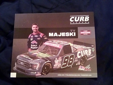 2023 TY MAJESKI #98 CURB RECORDS  NASCAR POSTCARD Cover