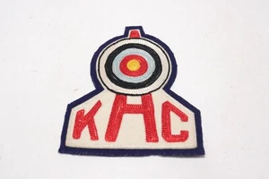 Rare Vintage Knoxville Archery Club Patch 1940's Tennessee Bow Arrow Target KAC - Imagen 1 de 4