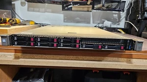 HP Proliant DL360 G9 w 8 Trays 128Gb 2x16c v4 CPUs 1x80GbSSD/4x900GbSAS Proxmox - Picture 1 of 5