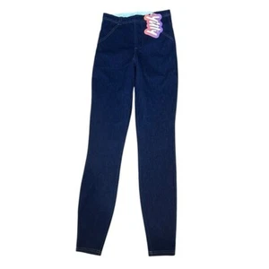 Yitty Women's XS Denim Is Served Leggings Jeggings Blue Jeans Smoothing Stretch - Picture 1 of 9