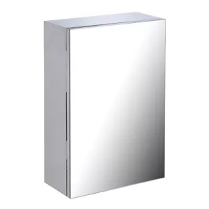 Stainless Steel Wall Mounted Medicine Cabinet w/ Mirror 21.75 x 13.75 - Picture 1 of 6