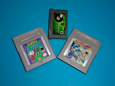 2 Game Boy Kirby's Pinball Land Alleyway, GameBoy Advance Archer Maclean 3D Pool - Image 1 of 3