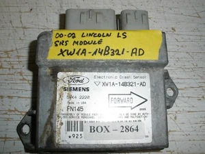 00-01-02 LINCOLN  LS  SRS MODULE # XW1A-14B321-AD   MATCH PART # ((BOX-2864)) - Picture 1 of 2