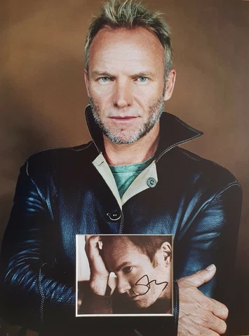 STING Signed 16x12 Photo Display THE POLICE & QUADROPHENIA COA Cover