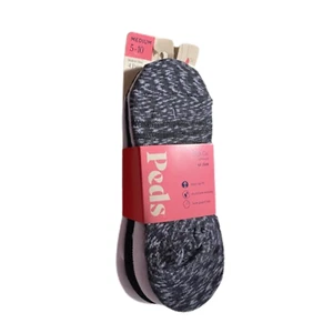 PEDS 4 PAIR Hi Cut NO SHOW Liner Socks ~ Shoe Lace Guard Tab ~ Gel Tab Heel - Picture 1 of 8