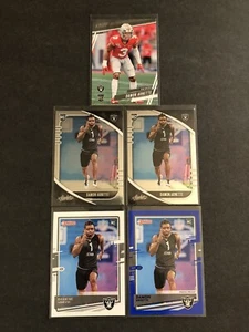 Damon Arnette 2020 Donruss Rookie RC prueba de prensa azul Las Vegas Raiders 5 en total - Imagen 1 de 4