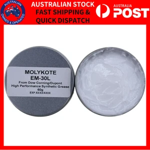 MOLYKOTE EM-30L Dow Corning High Performance Synthetic Grease PAO Plastics 60g - Foto 1 di 3