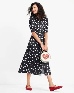 kate spade dress Scattered Hearts Shirtdress  Size 6 - Picture 1 of 5