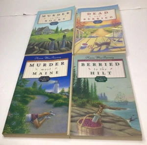 Karen MacInerney A Gray Whale Inn Mystery Series Murder On The Rocks Set Of 4 - Picture 1 of 24
