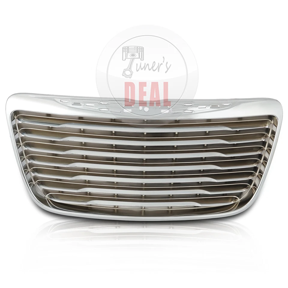 For Chrysler 300 2011-2014 Front Bumper Grille Grill Chrome Insert 68127942AE Foto 1 de 4