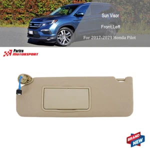 Sun Visor Driver Side Beige For Honda Pilot 2017-2021 Honda Ridgeline 2018-2020 - Picture 1 of 12