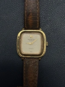 Vintage Raymond Weil Geneve 9707 18K Gold Women's Quartz Watch -For Parts/Repair - Picture 1 of 5