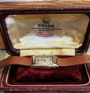 Vintage Rolex ART DECO Watch, WORKING great. !! With Rolex Case/Box!! - Picture 1 of 14