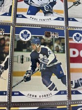 1990 Pro Set #536 John Kordic RC Toronto Maple Leafs