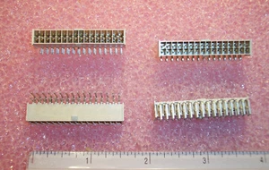QTY (13) 32 POSITION R/A SHROUDED HEADERS 2.54mm IPL1-116-01-F-D-RA-K SAMTEC - Picture 1 of 1