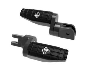 Kit Repose-pieds Pilote Sport Aju Noir Dbk Ducati Hypermotard 1100 Evo 2010 2012 - Zdjęcie 1 z 2