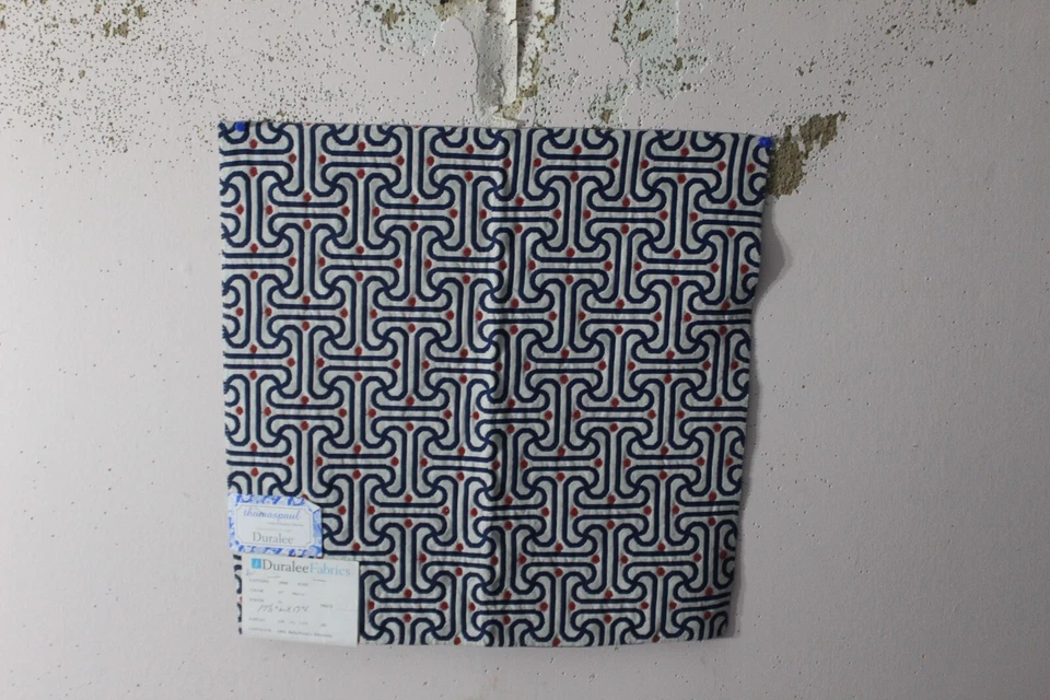 Duralee, Thomas Paul, Ionic, Woven Novelty, 17.50" W X 17" L, Color Marine - Image 1 of 1