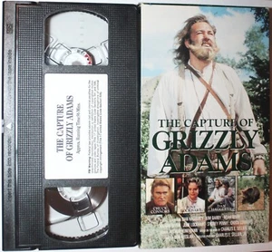THE CAPTURE OF GRIZZLY ADAMS (vhs) Dan Haggerty, Chuck Connors, Ben. VG. Rare NR - Picture 1 of 2