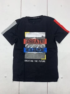 US Icon Co Mens Black Graphic Short Sleeve Shirt Size Medium - Picture 1 of 6