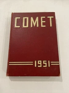 COMET 1951 ( Austin High School Yearbook, Texas), Hardcover Unmarked - Picture 1 of 7