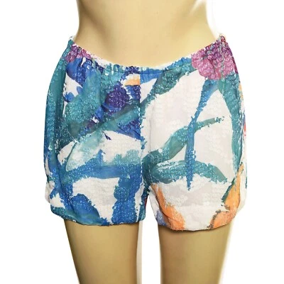 Free People Firestarter Shorts S 6 Women's Casual Sequin Printed Boho NWT 38400 - Image 1 of 4