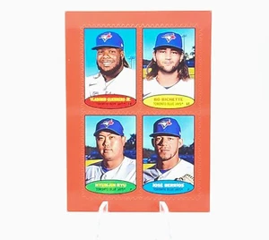 2023 Topps Heritage Blue Jays 1974 Stamps Red Guerrero Jr Bichette Ryu Berrios - Picture 1 of 12