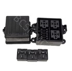 12 Volt 3-Way Fuse Relay Box Fuse and Relay Box with 5-Pin Relays Waterproof
