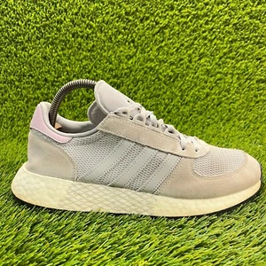 Adidas Marathon Tech Mujer Talla 9 Gris Blanco Zapatos Atléticos para Correr Tenis - Imagen 1 de 10