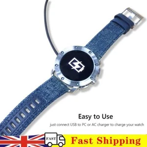 Magnetic Smartwatch Charging Cable for Fossil/Diesel Power Station (Black) - Zdjęcie 1 z 12