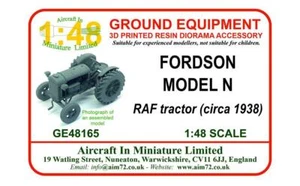 AIM - Ground Equipment GE48165 1:48 RAF Fordson N tractor - Picture 1 of 1