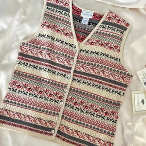 Susan Bristol Button Up Sweater Vest (size 0-4) in Perfect Condition - Picture 1 of 4