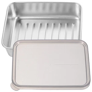 Butter Speck Aufbewahrung Edelstahl Crisper Käse Behälter Halter für Kühlschrank - Bild 1 von 12