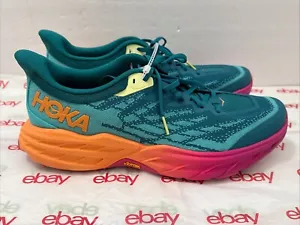 Hoka Herren Speedgoat 5 Deep Lake Keramik Niedrig Turnschuhe Größe 11,5D - Bild 1 von 15