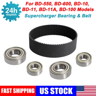 Supercharger Bearing Rebuild For BD11A BD-550 BD-600 BD-10 Standard 35mm GT belt - image 1 of 4