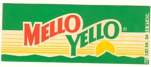 Mello Yello Vending Machine Insert, Mountain Logo, 1 7/8" x 4 5/8" - Picture 1 of 1