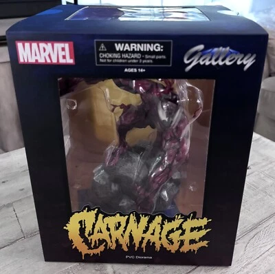 Marvel CARNAGE Diamond Select Toys Gallery 9" PVC Diorama Toy Figure Statue - Image 1 of 4
